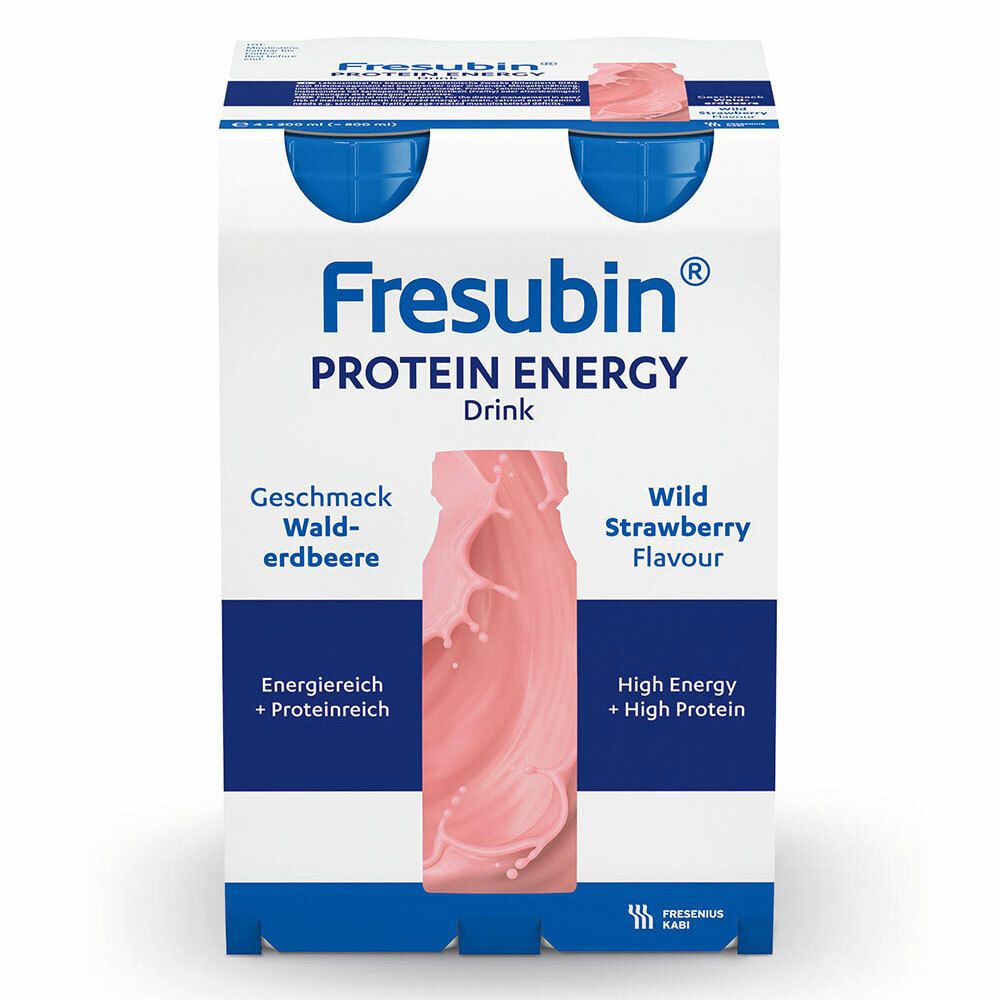 Fresubin Protein Energy Trinknahrung Walderdbeere | Aufbaunahrung mit Eiweiß