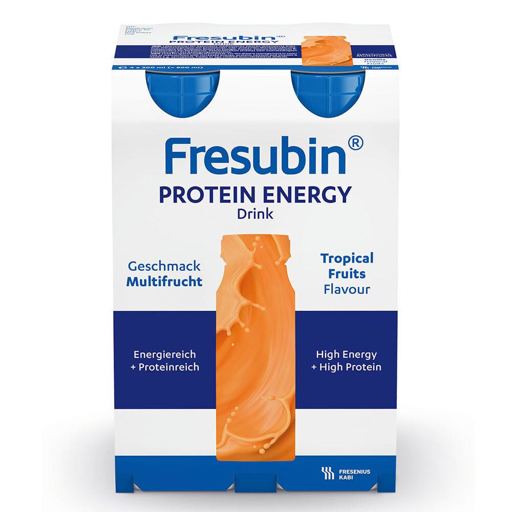 Fresubin Protein Energy Trinknahrung Multifrucht | Aufbaunahrung mit Eiweiß