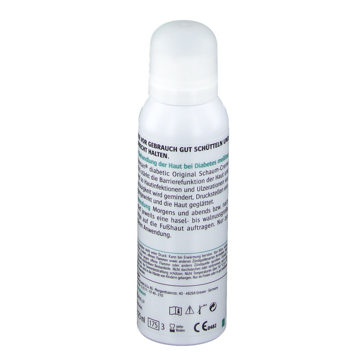 Allpresan® diabetic Original Schaum-Creme BASIS Trockene und empfindliche Haut