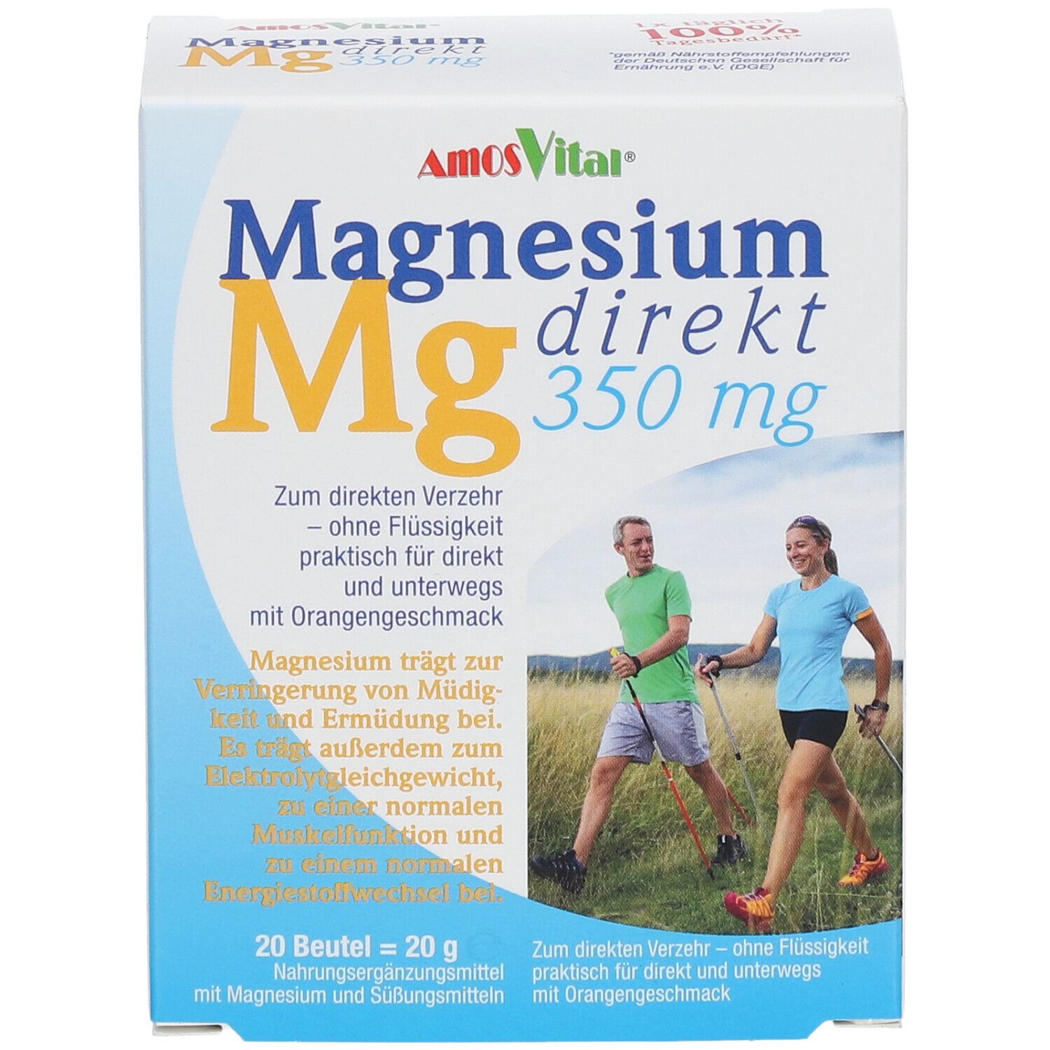 AmosVital® Magnesium Direkt 350 mg Beutel