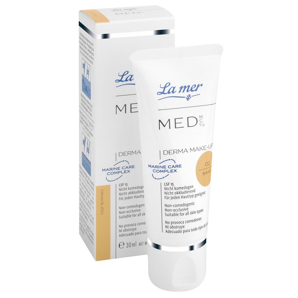 La mer MED Derma Make-up 02 Sand ohne Parfum
