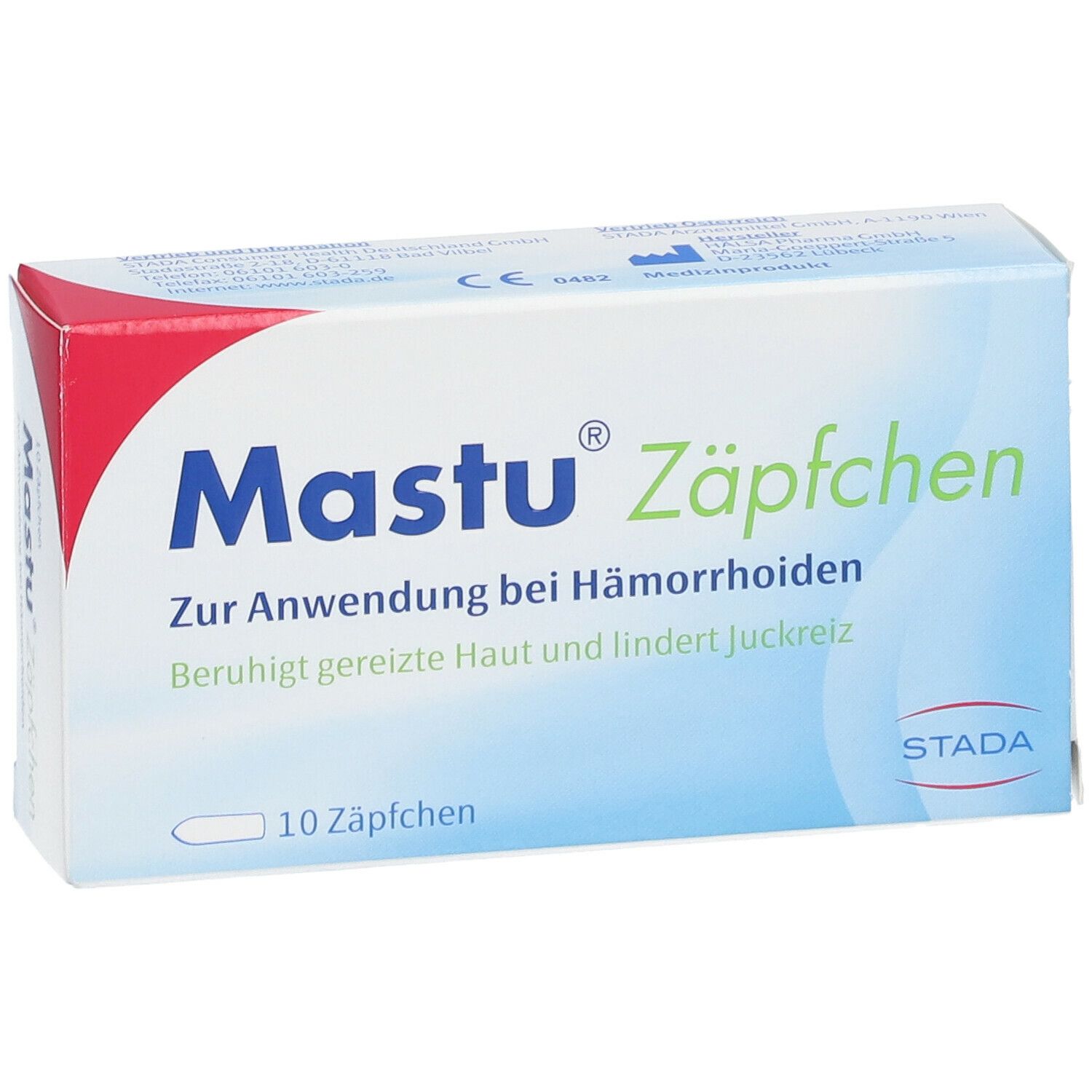 MASTU® Hämorrhoidenzäpfchen gegen Jucken und Brennen