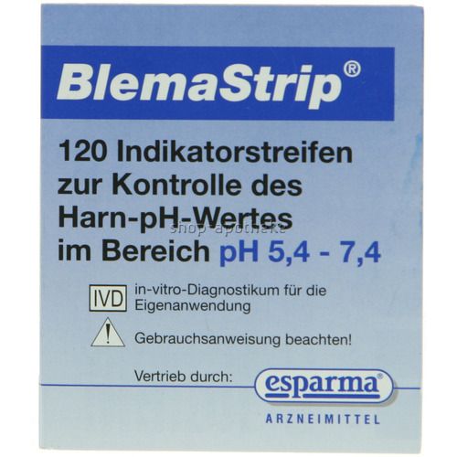 Blemastrip pH 5,4-7,4 Teststreifen