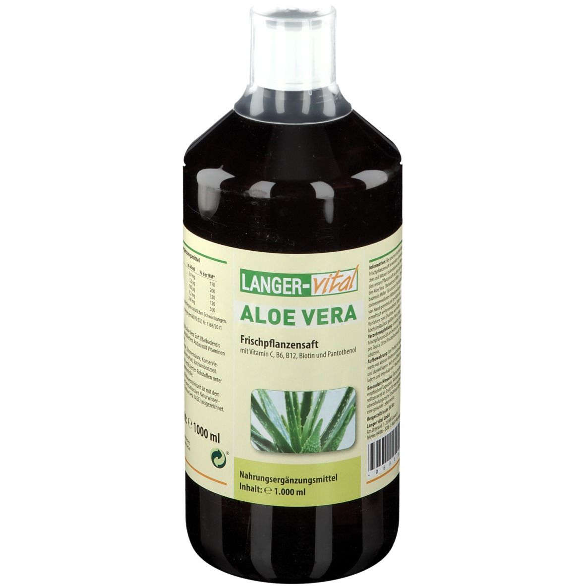 Aloe Vera Direktsaft 99,6 %