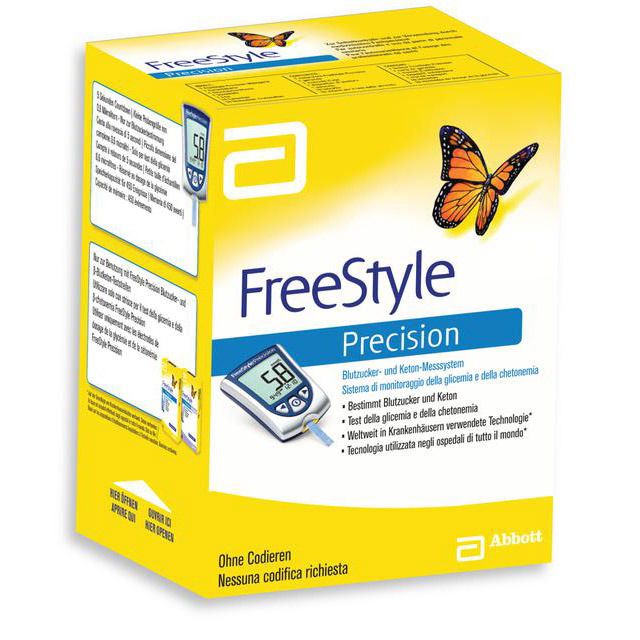 FreeStyle Precision Blutzucker-Messsystem mmol/l
