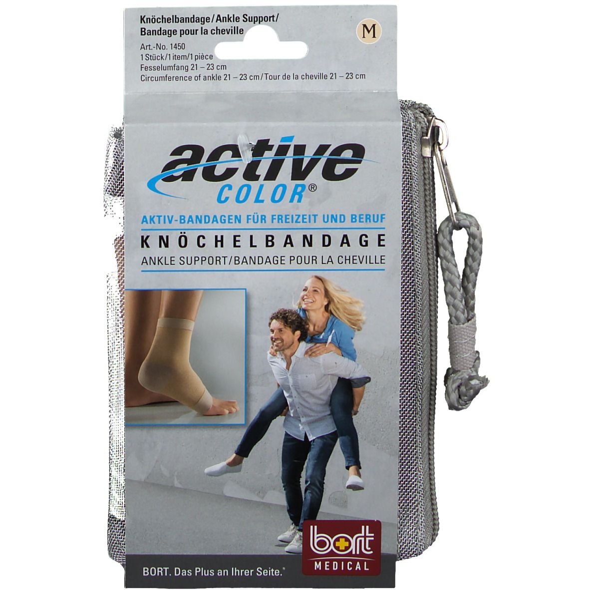 BORT ActiveColor® Knöchelbandage Gr. M haut