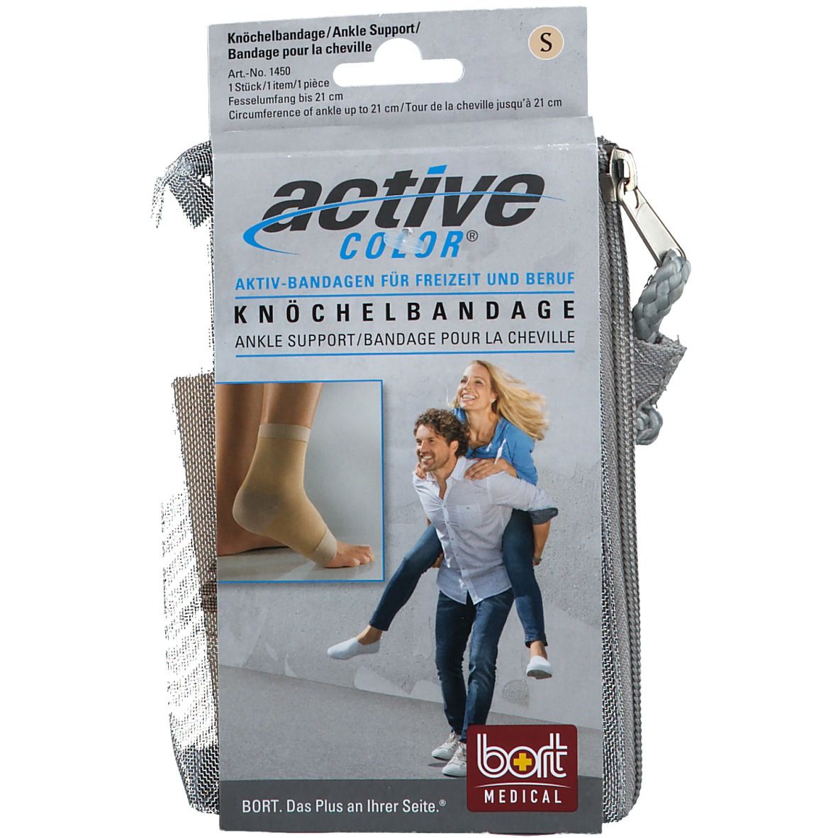 BORT ActiveColor® Knöchelbandage Gr. S haut