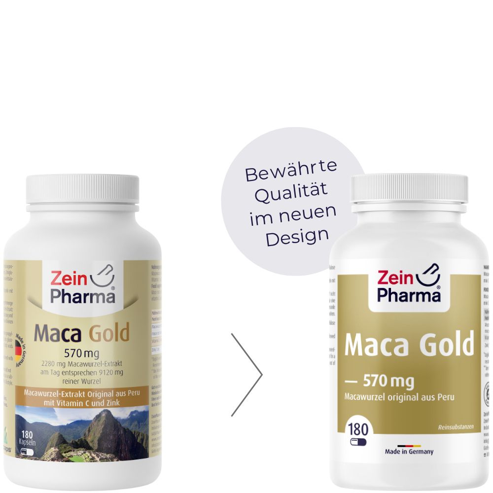 ZeinPharma® MACA Kapseln GOLD 570 mg