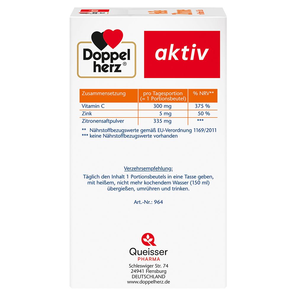 Doppelherz® Heiße Zitrone Vit. C + Zink