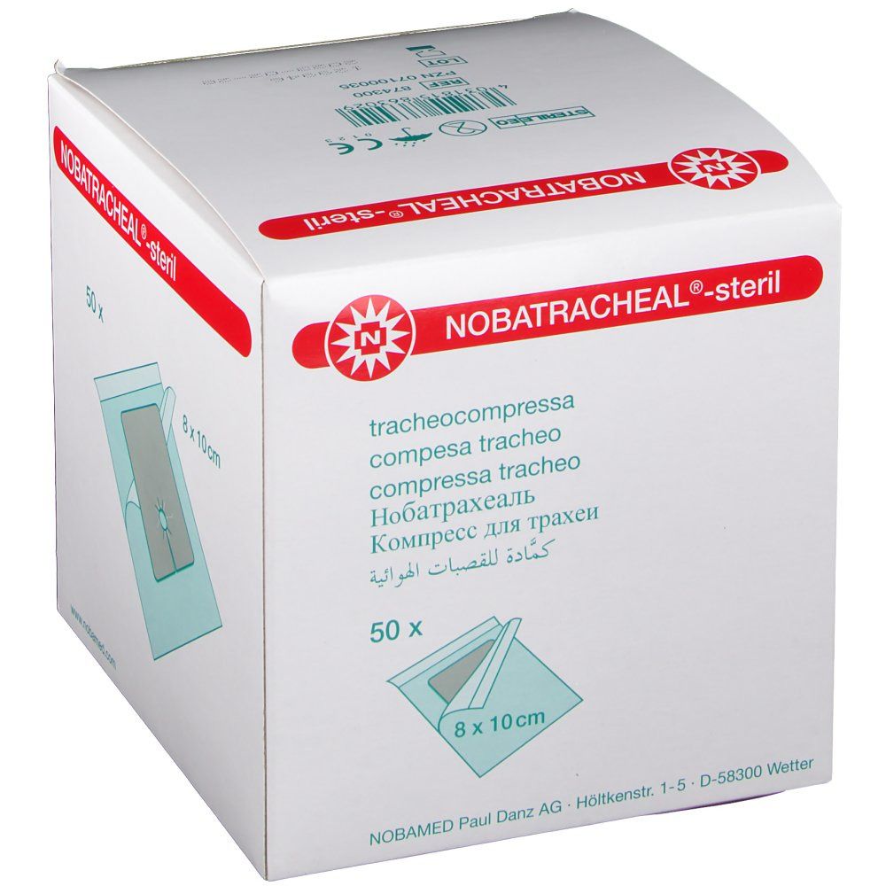 NOBATRACHEAL® 8 x 10 cm steril