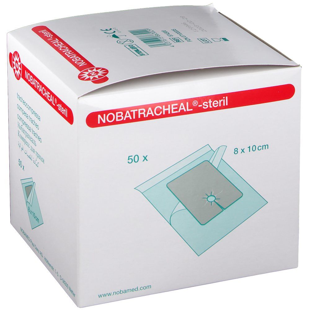 NOBATRACHEAL® 8 x 10 cm steril