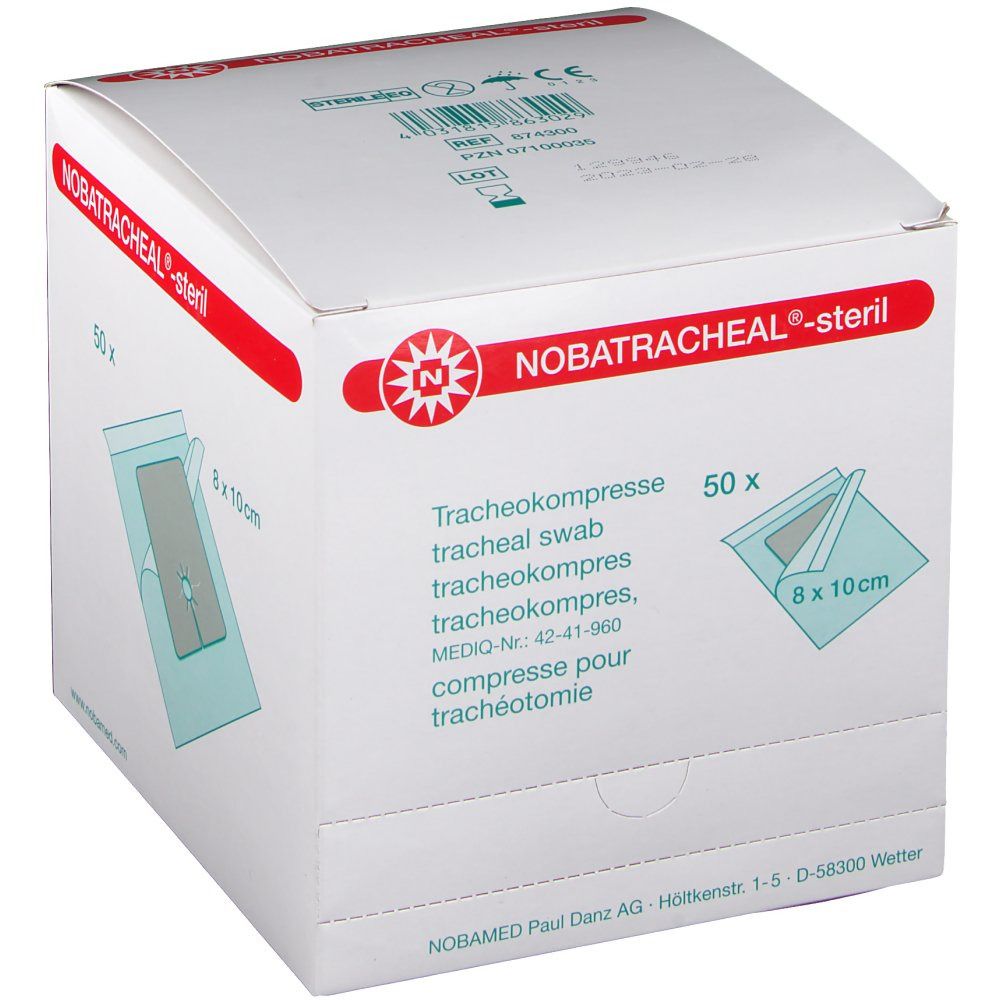 NOBATRACHEAL® 8 x 10 cm steril