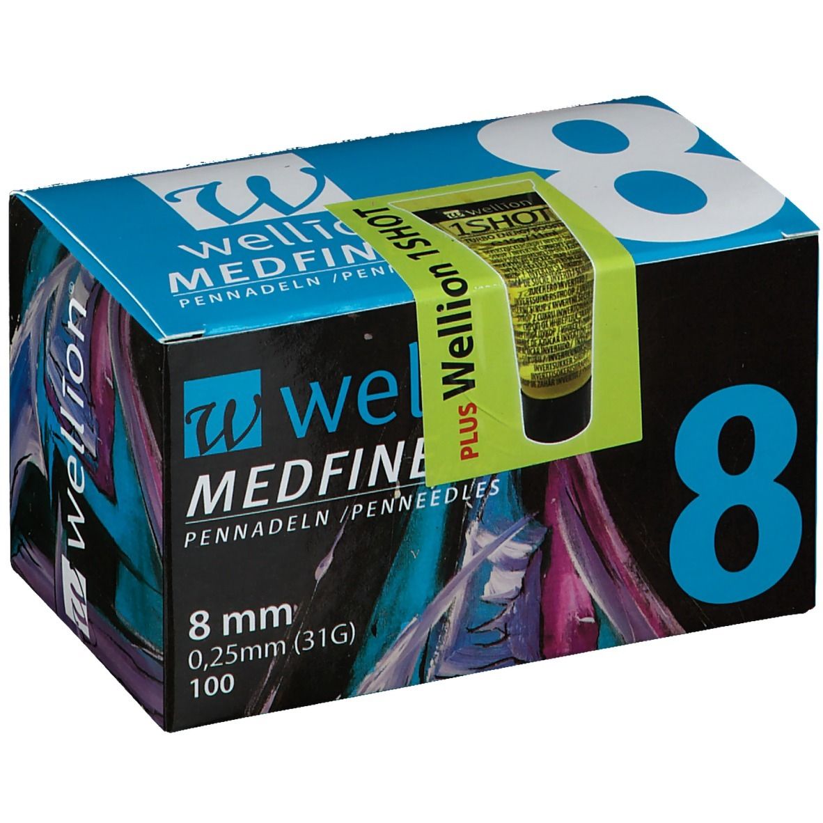 WELLION MEDFINE plus Pen-Nadeln 8 mm