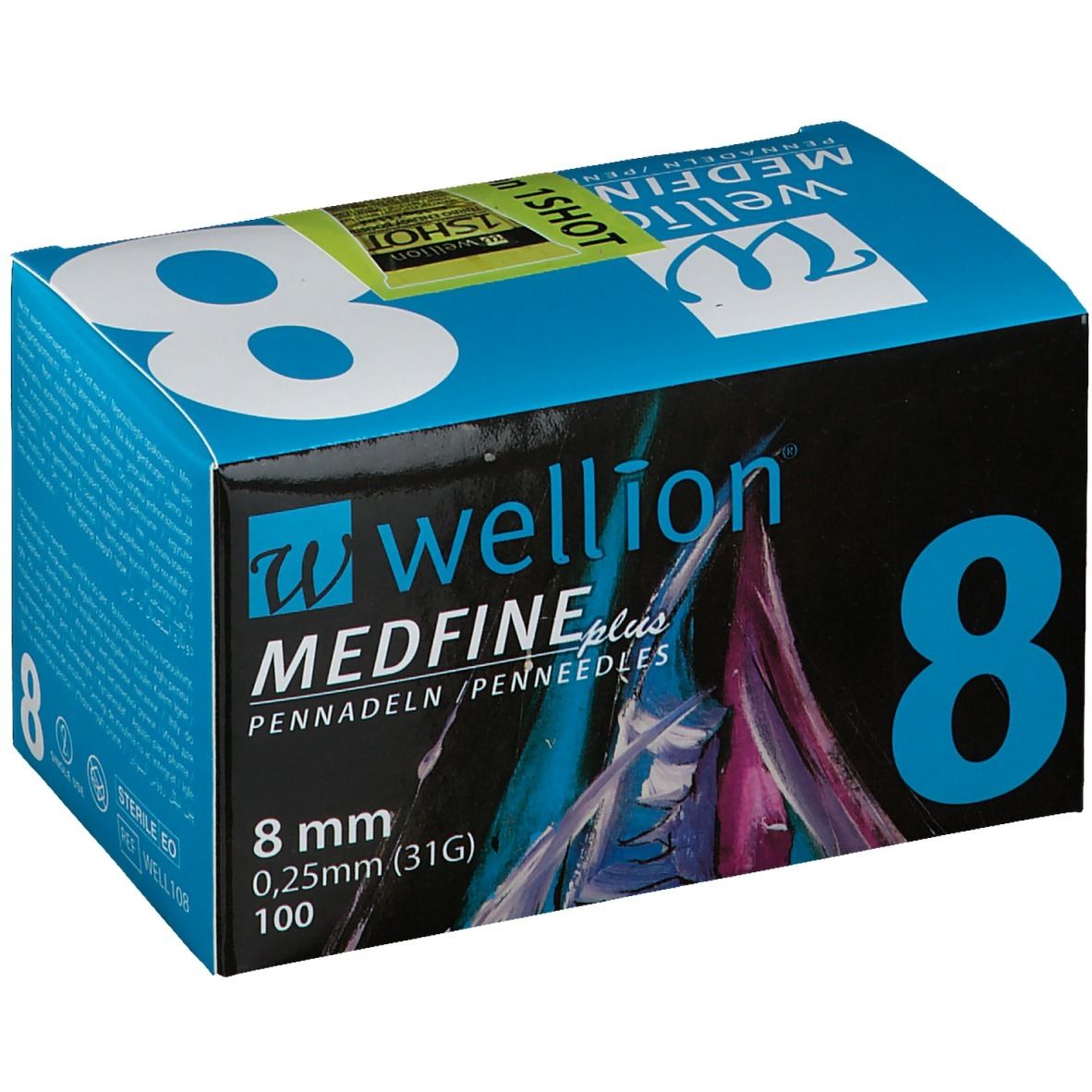 WELLION MEDFINE plus Pen-Nadeln 8 mm