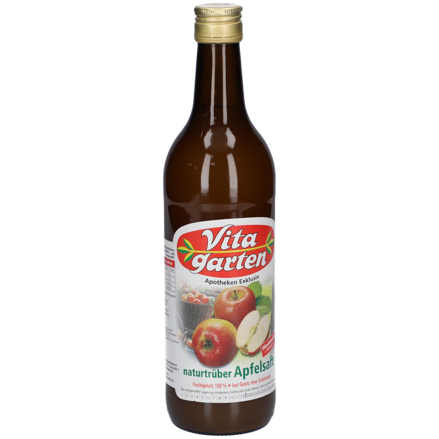 Vitagarten Apfelsaft naturtrüb