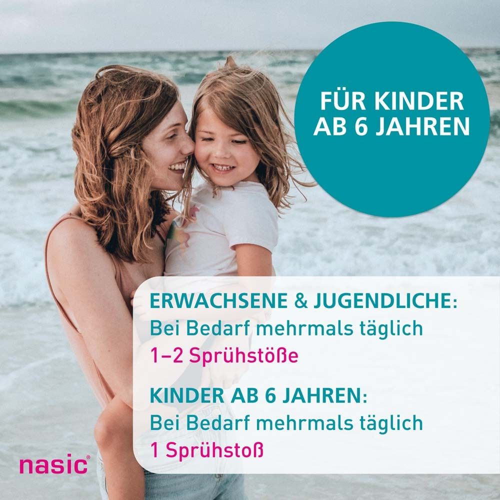 Mutter und Kind. Text: Für Kinder ab 6 Jahren. Dosierungshinweise für Erwachsene und Kinder.