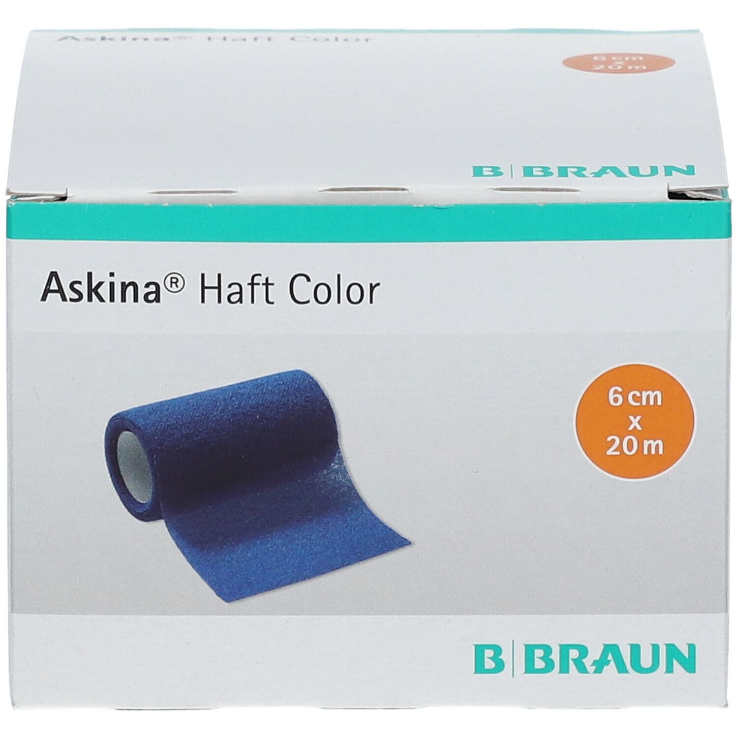 Askina® Haftbinde Color 6cm x 20m blau