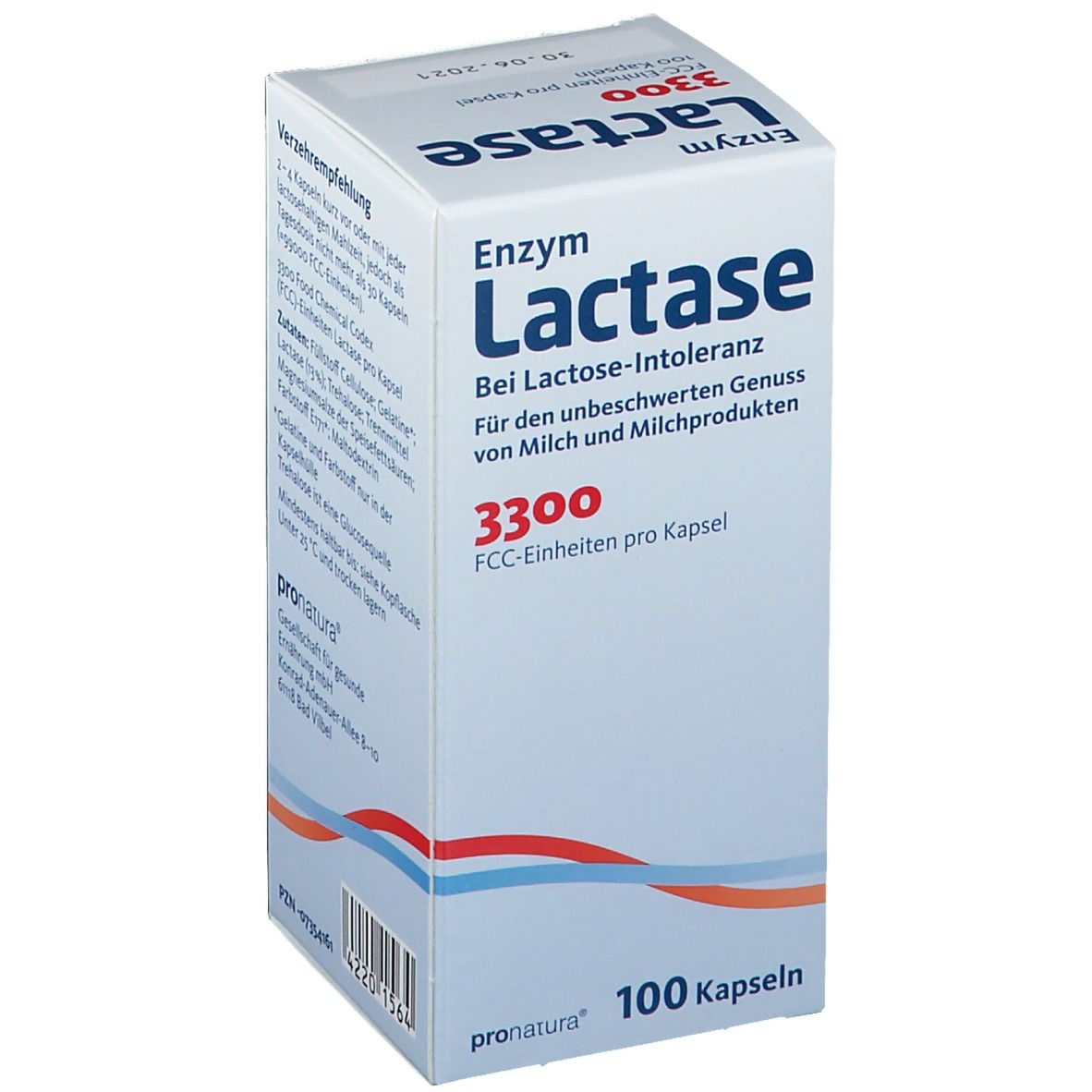 Enzym Lactase 3300 FCC Kapseln