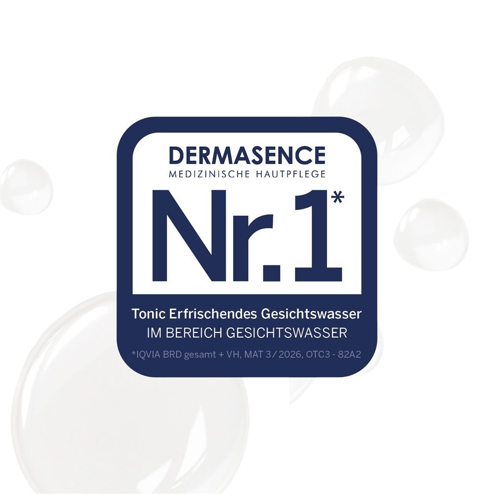 Dermasence Nr. 1 Tonic Erfrischendes Gesichtswasser. Medizinische Hautpflege.