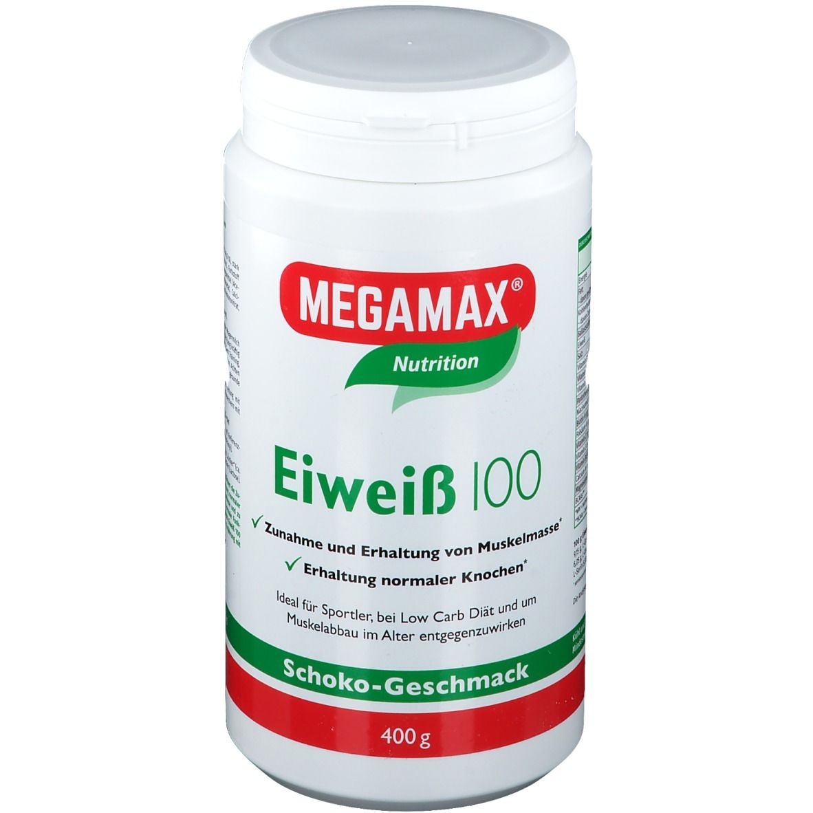 MEGAMAX® Nutrition Eiweiß 100 Schoko-Geschmack