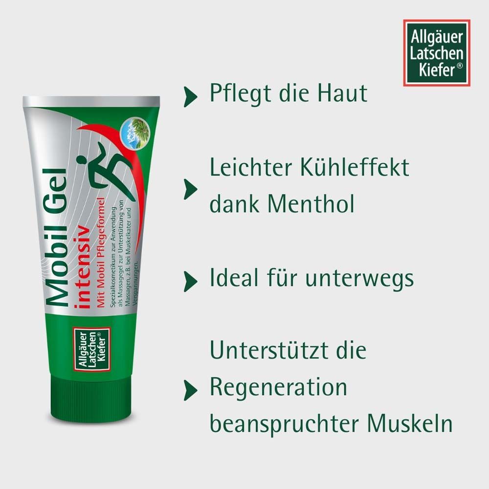 Vorteile des Gels. Pflegt die Haut, leichter Kühleffekt, ideal für unterwegs, unterstützt die Regeneration beanspruchter Muskeln.