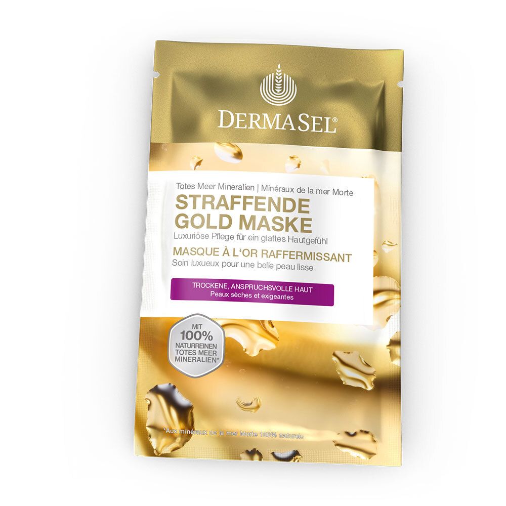 DERMASEL® EXKLUSIV Totes Meer Maske Goldrausch