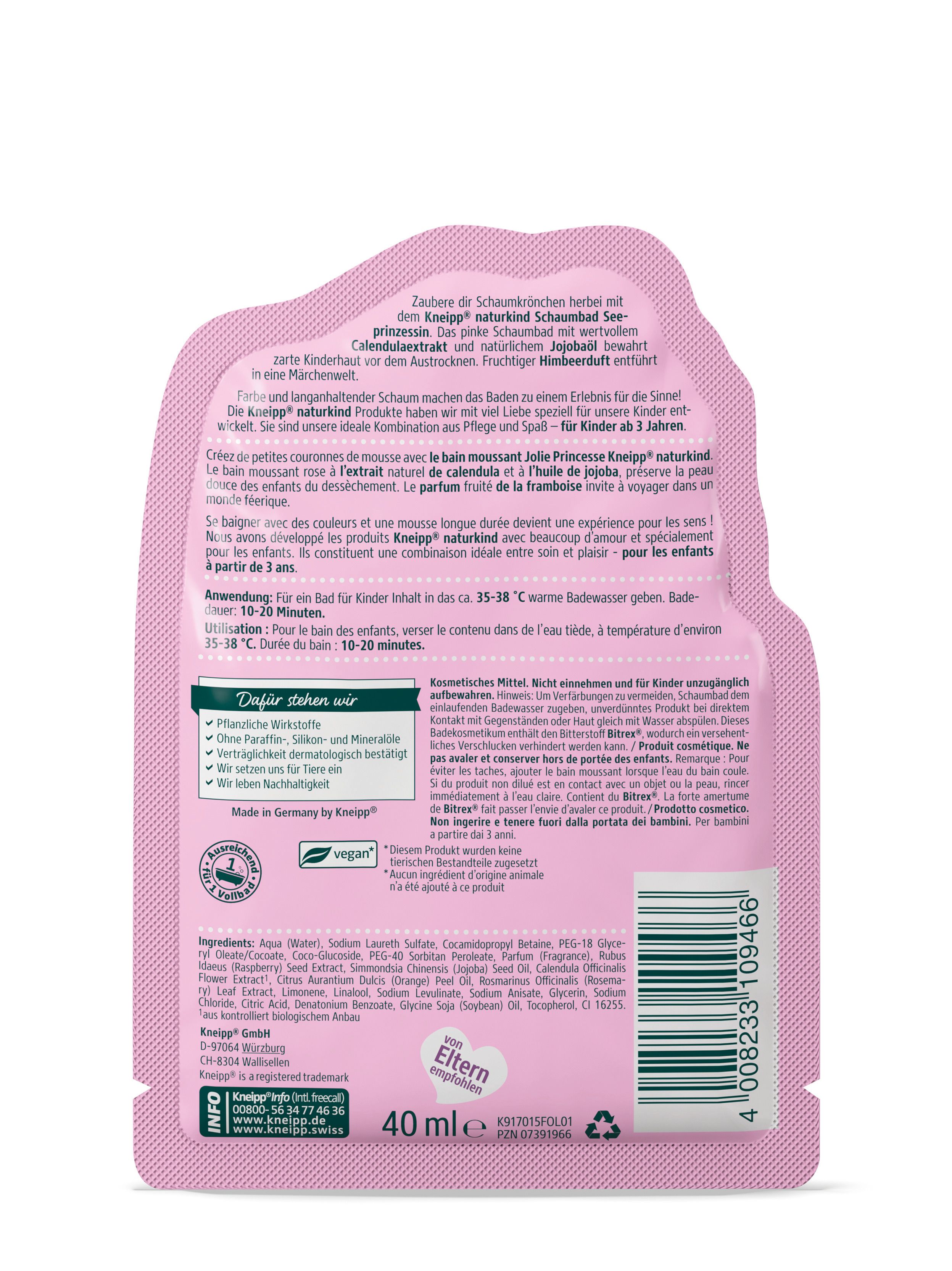 Kneipp® naturkind Seeprinzessin Schaumbad