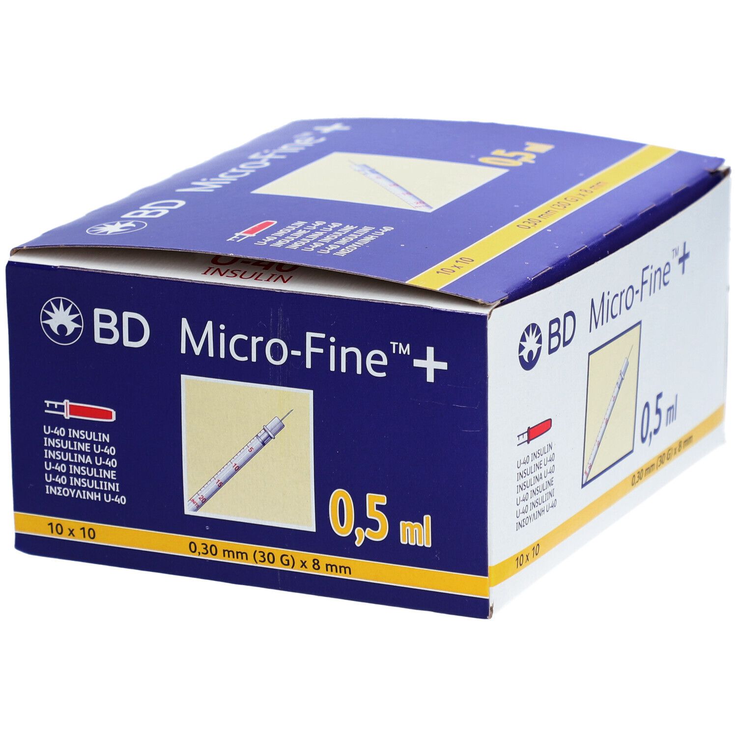 BD Micro FINE™+ U 40 Insulinspritzen  8 mm