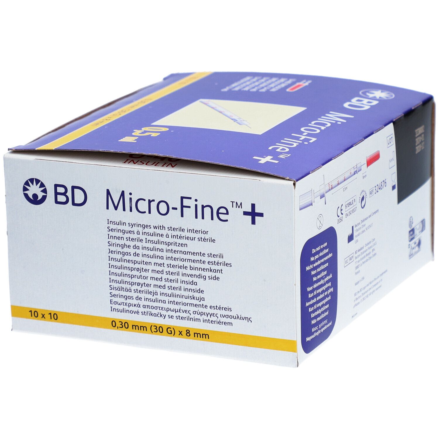 BD Micro FINE™+ U 40 Insulinspritzen  8 mm