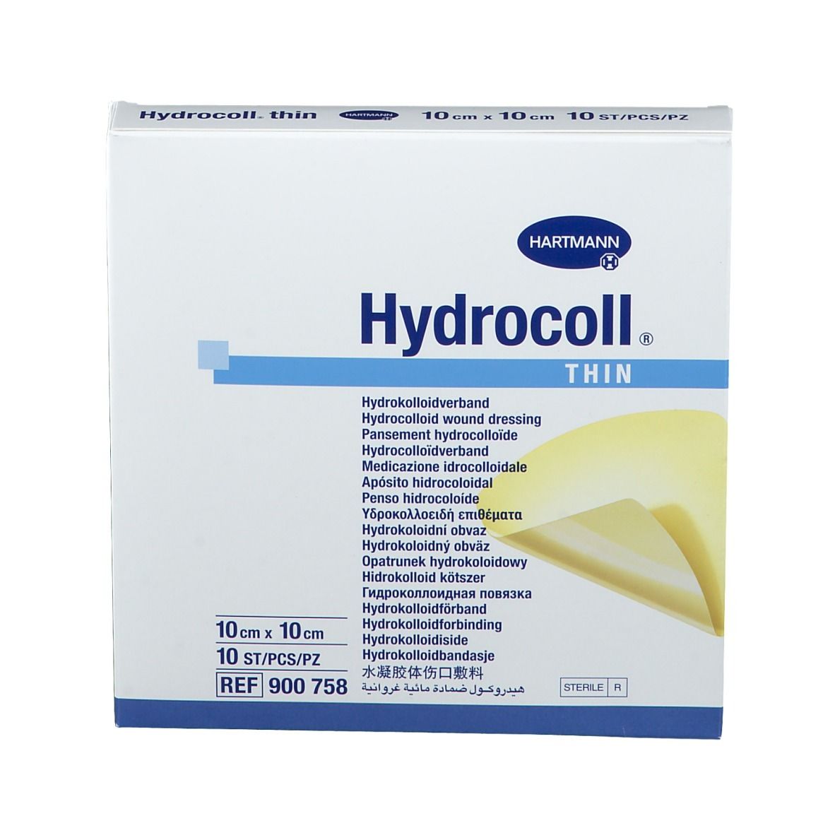 Hydrocoll® thin steril Wundverband 10 x 10 cm