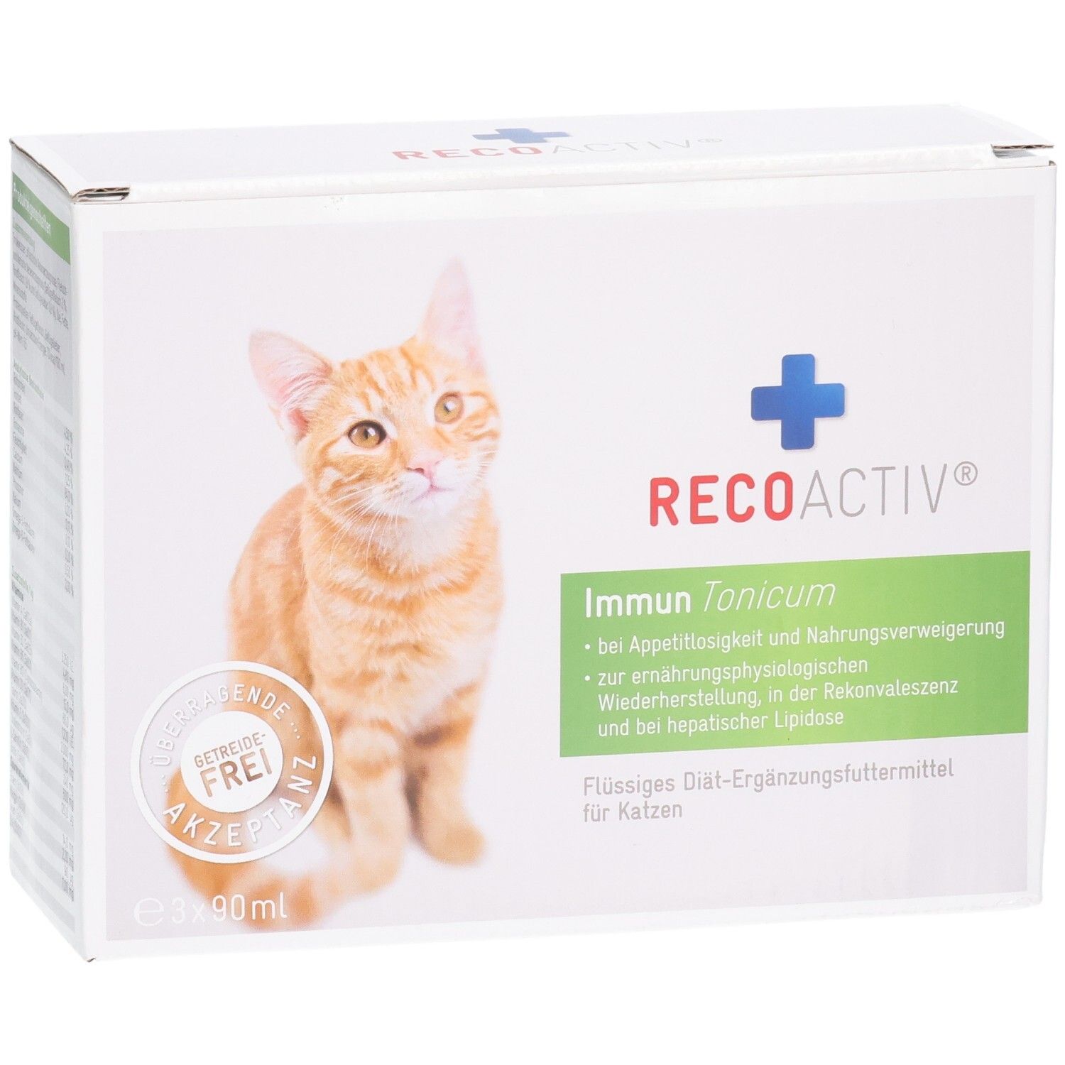 RECOACTIV Immun Tonicum Karton mit Katze, 3x90ml.