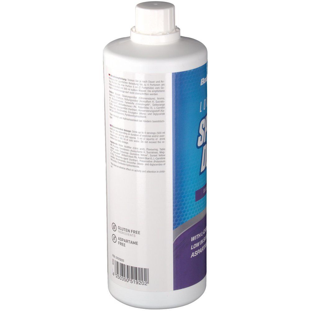 Body Attack Low Carb Sports Drink Blueberry
