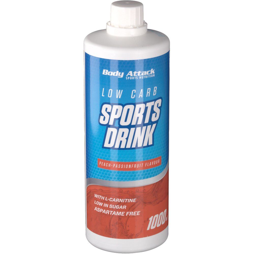 Body Attack Low Carb Sports Drink Peach-Passionfruit