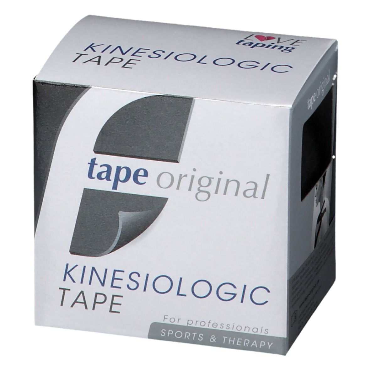 Kinesio tape original Kinesiologic Tape schwarz 5 cm x 5 m