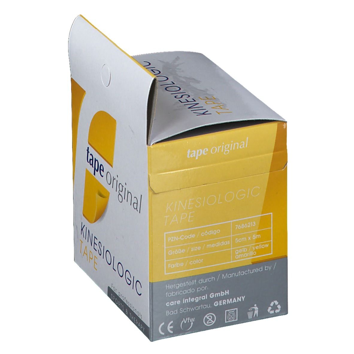 Kinesio tape original Kinesiologic Tape gelb 5 cm x 5 m