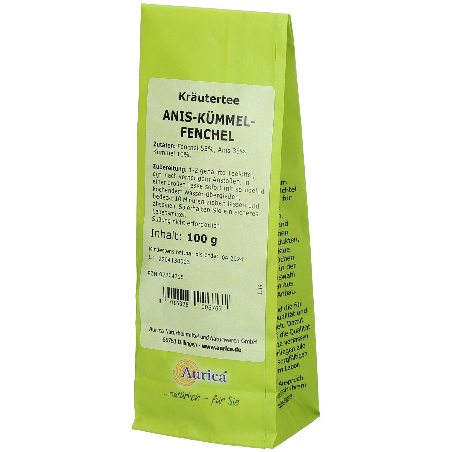 Aurica® Anis Kümmel Fenchel Tee