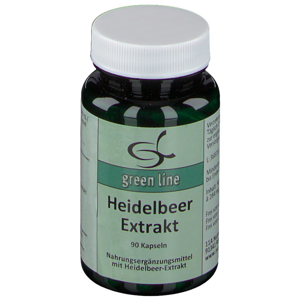 green line NUTRITHEKE Heidelbeer Extrakt