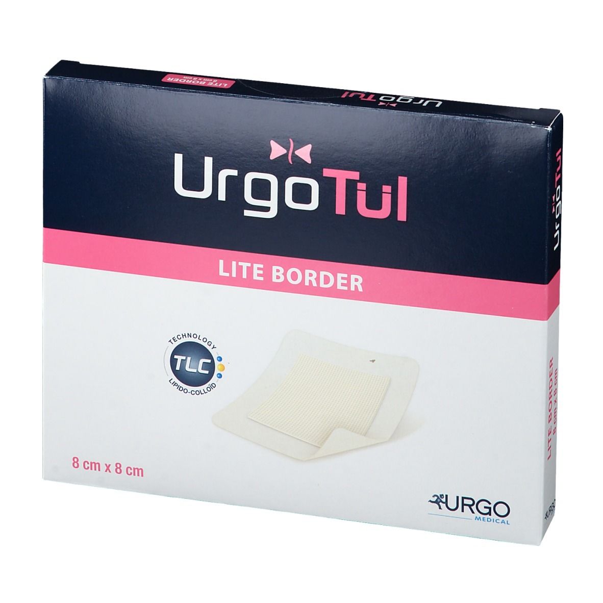 UrgoTül® Lite Border 8 x 8 cm