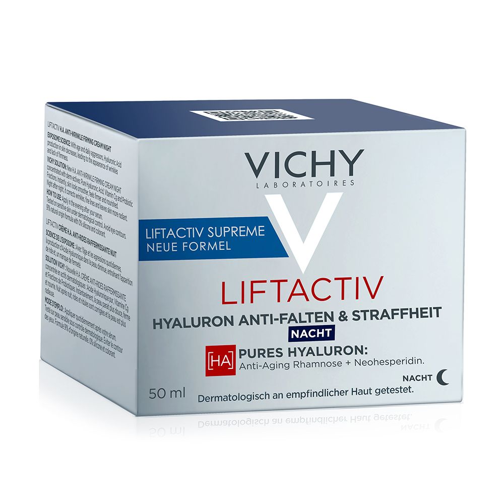 Vichy Liftactiv Hyaluron Anti-Falten & Straffheit Creme Nachtcreme: Straffende Anti-Aging-Nachtcreme mit Hyaluronsäure