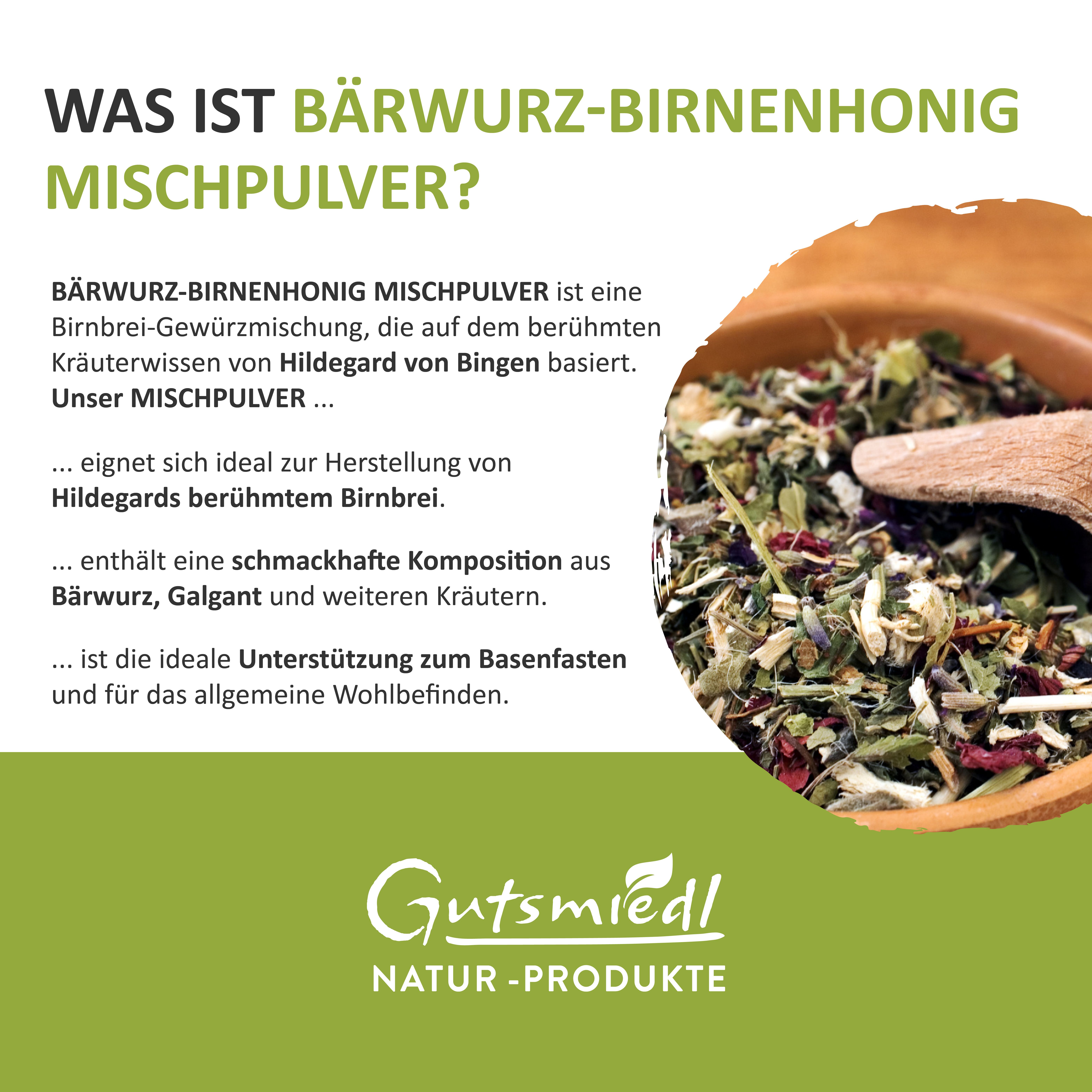 Bärwurz Birnenhonig Mischpulver