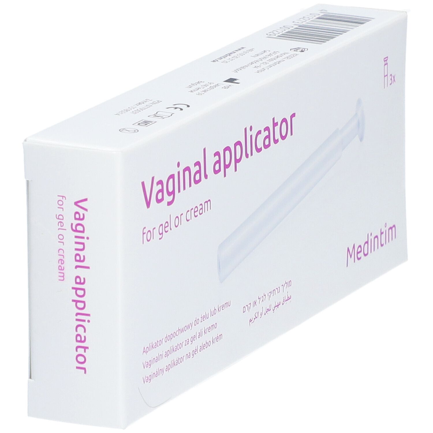 Vaginal Applikator für Gel und Crème