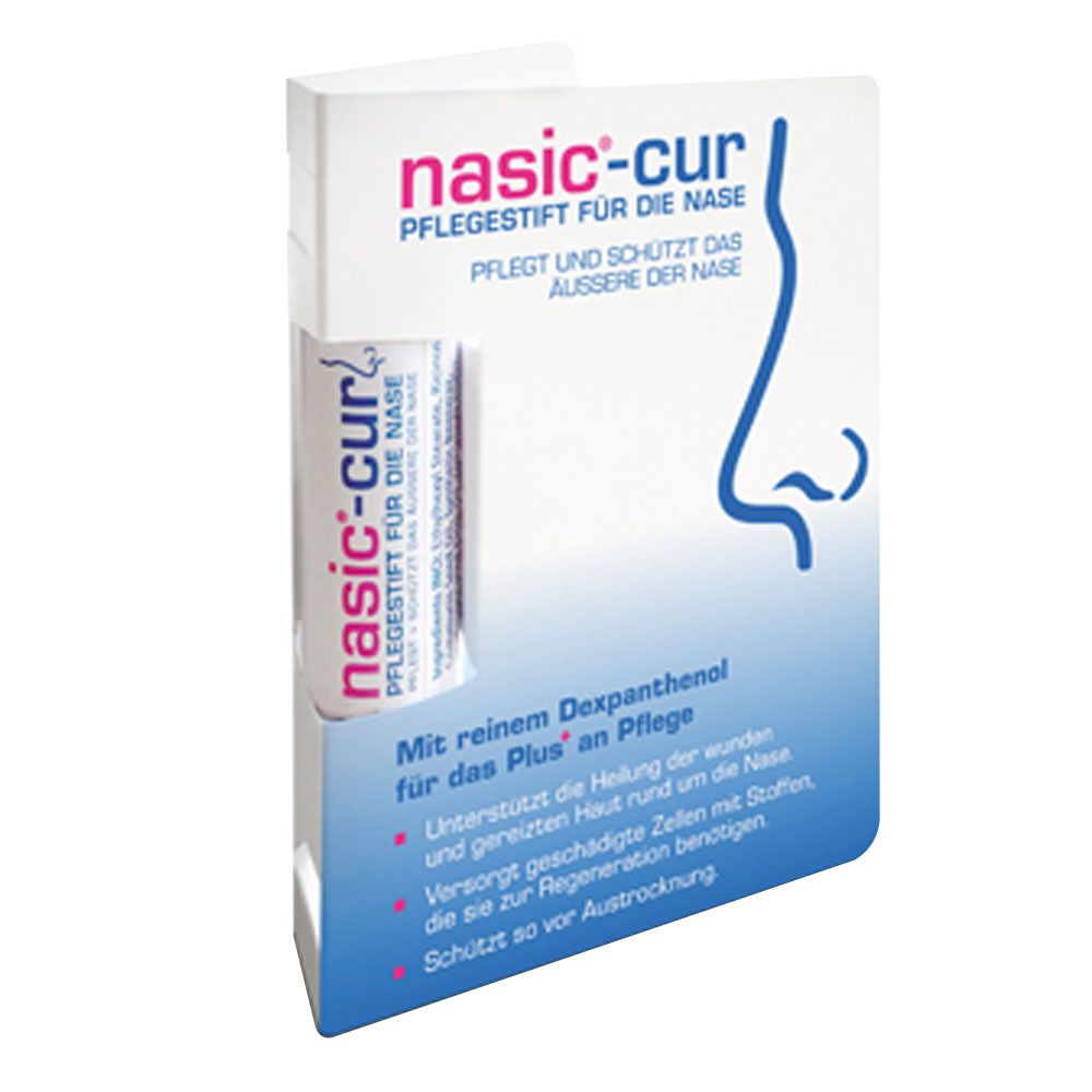 Beigabe nasic®-cur Pflegestift für die Nase