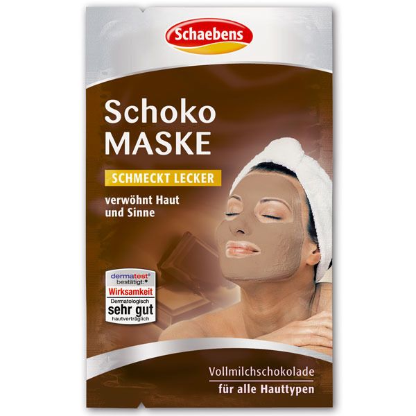 Beigabe Schaebens Schoko Maske