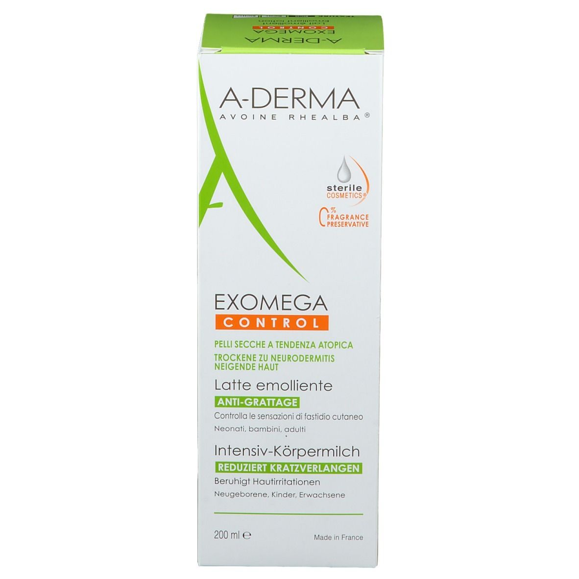 B. EXOMEGA Control Milch Sterile Kosmetik 200 ml
