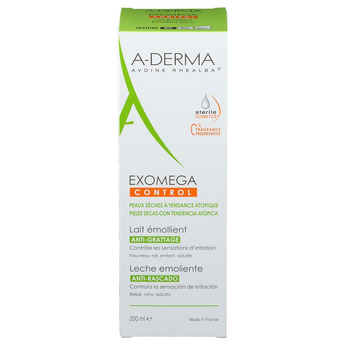 B. EXOMEGA Control Milch Sterile Kosmetik 200 ml