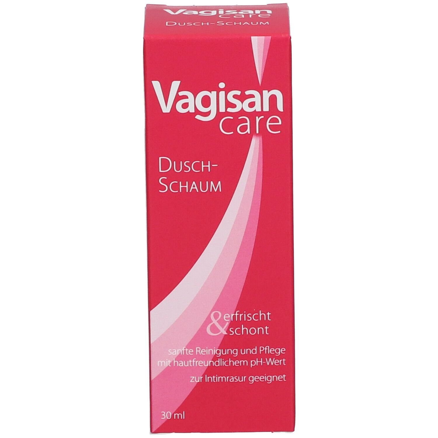 T.  Vagisan Dusch-Schaum Probe mit Pumpspender