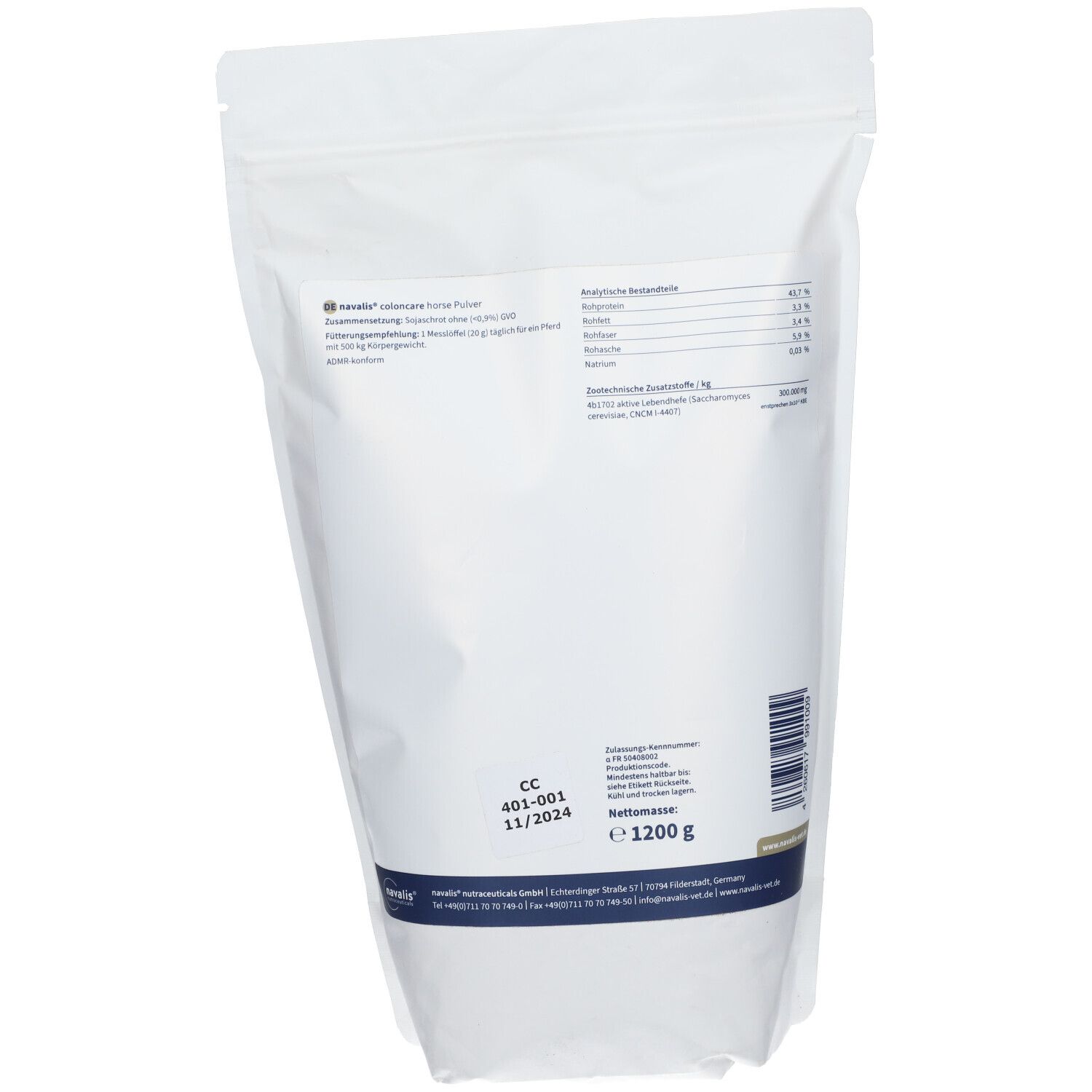 navalis® coloncare horse Pulver