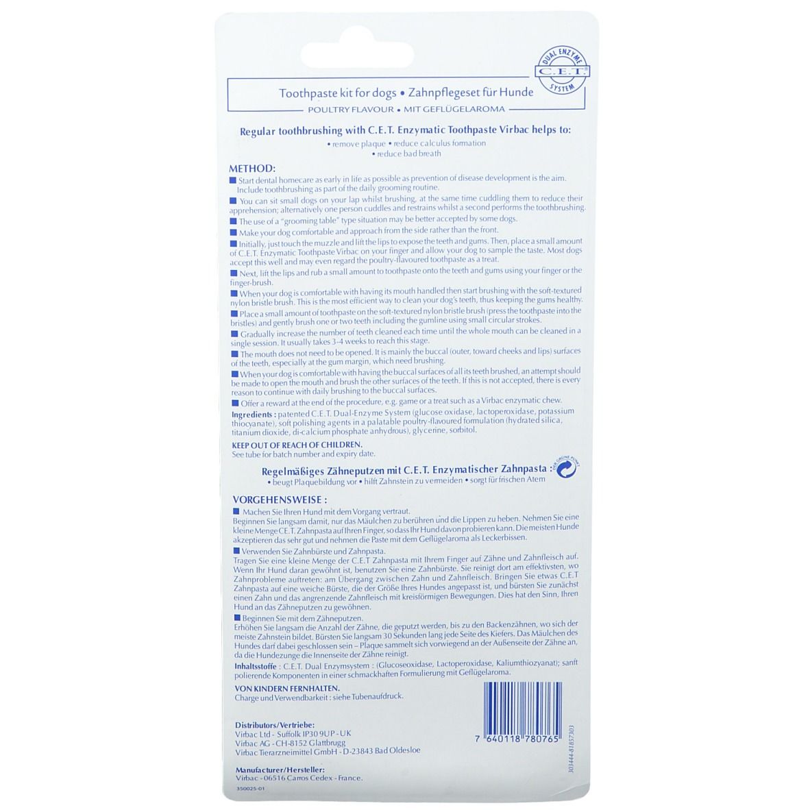 C.E.T.® Zahnpflegeset für Hunde