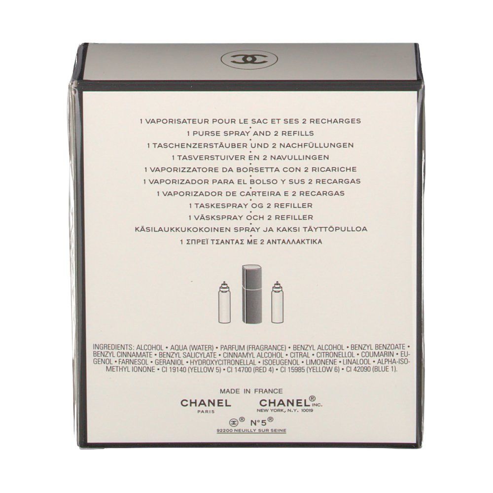 CHANEL N° 5 Taschenzerstäuber + 2x 20 ml Nachfüllungen GRATIS