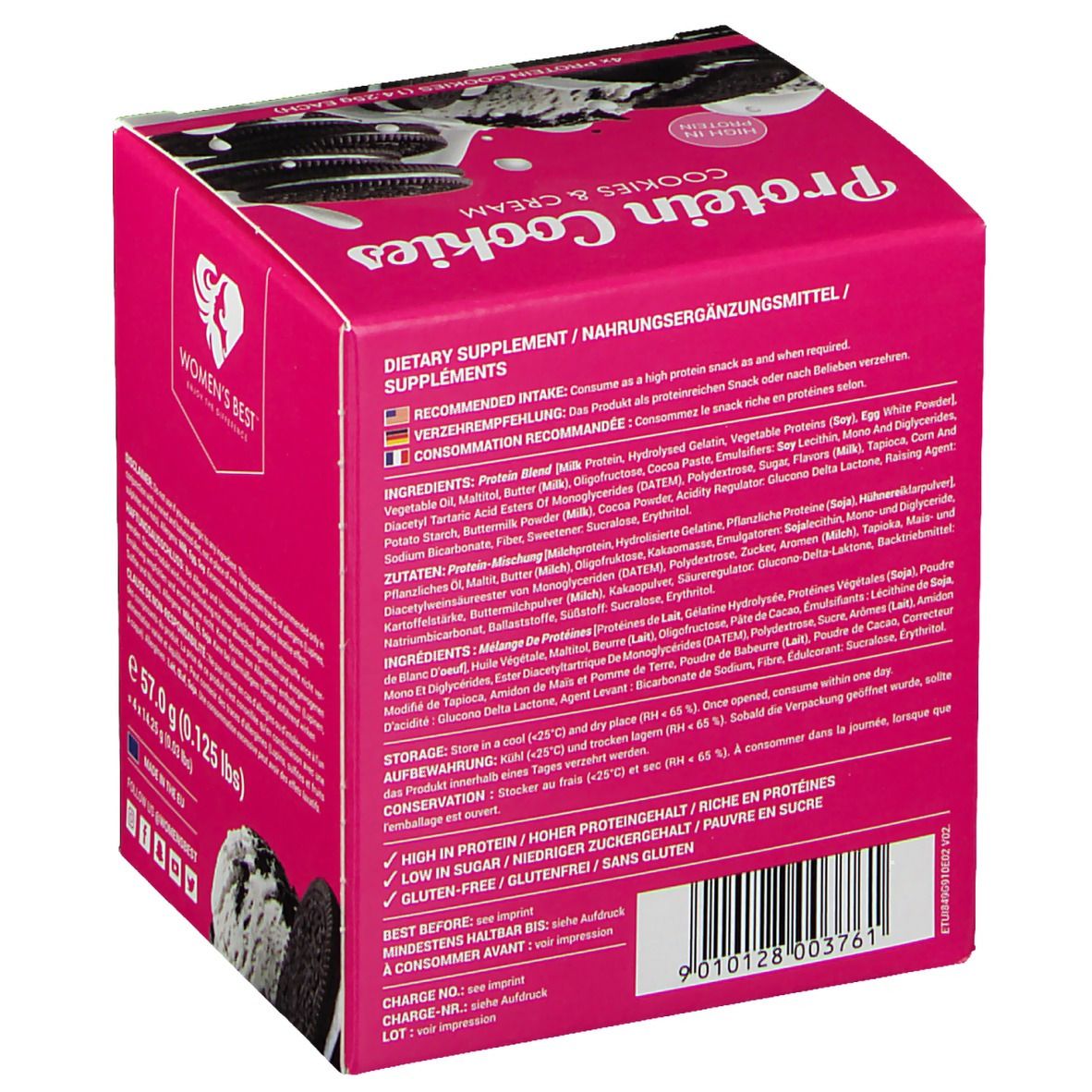 WOMENS BEST Protein Cookies & Cream